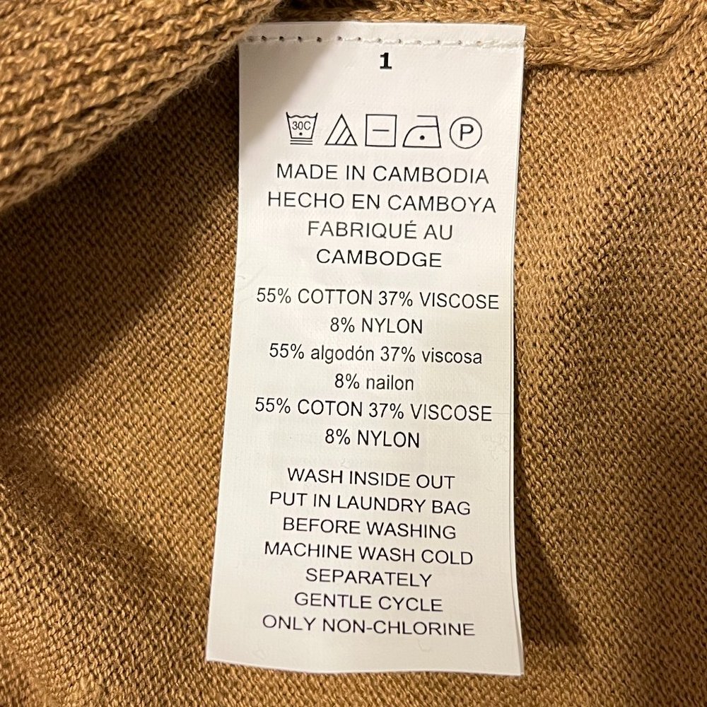 Michael Kors Camel Cotton. Sweater (NWT) - Picture 10 of 11